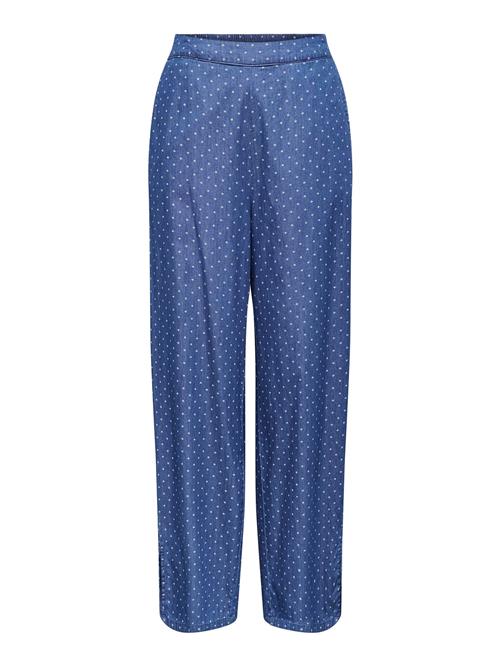 ONLY Bukser 'ONLNova'  blue denim / hvid