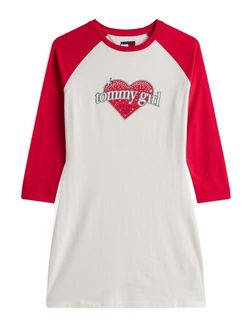 Tommy Jeans Kjole  rød / sort / hvid