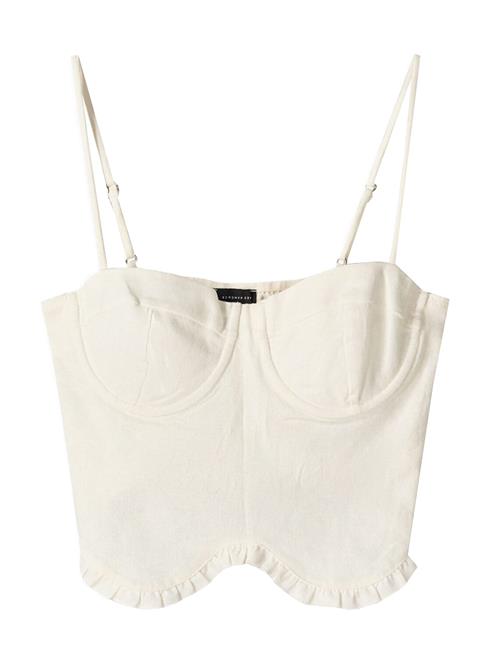 Bershka Overdel  uldhvid