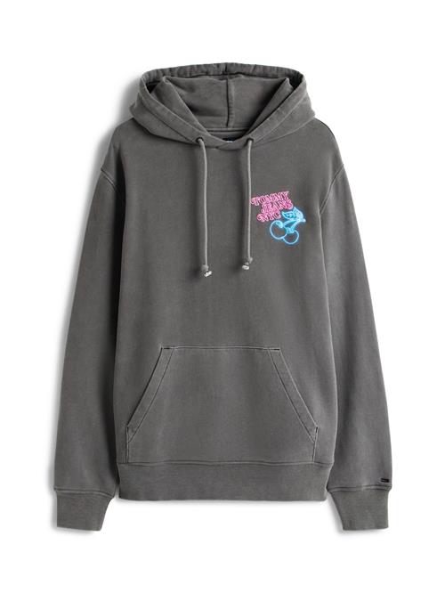Tommy Jeans Sweatshirt 'NOVELTY FAIR'  azur / pink / sort