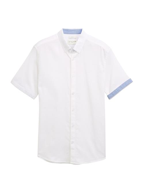 TOM TAILOR Skjorte  lyseblå / hvid