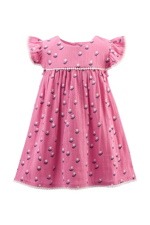 happy girls Kjole  marin / pitaya / hvid