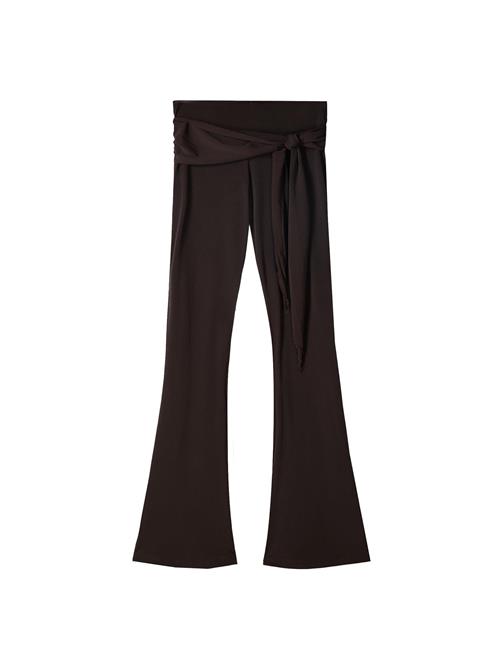 Bershka Bukser  kastaniebrun