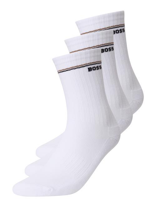 BOSS Sokker  lysebrun / sort / hvid