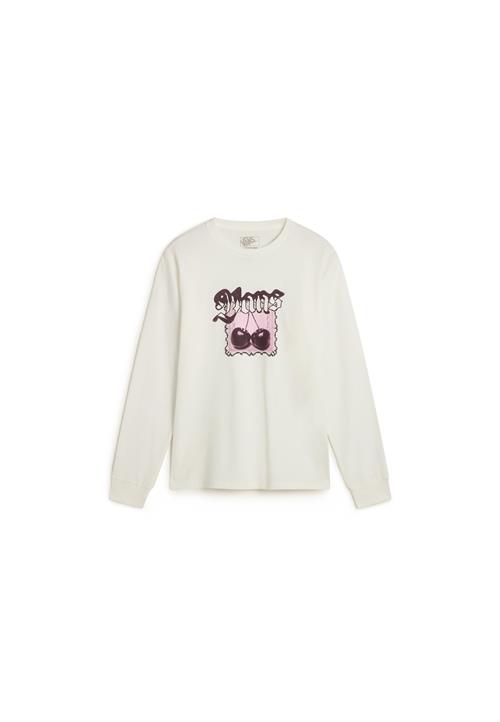 VANS Shirts 'Cherrylace'  aubergine / rosé / hvid