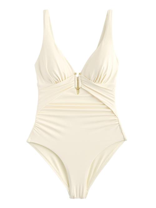 Next Formgivende badedragt 'Utrim'  ecru