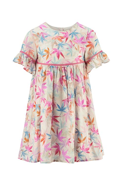 happy girls Kjole  creme / blå / pastelblå / lys pink