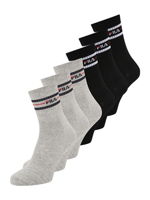 FILA Sokker  navy / grå-meleret / rød / hvid
