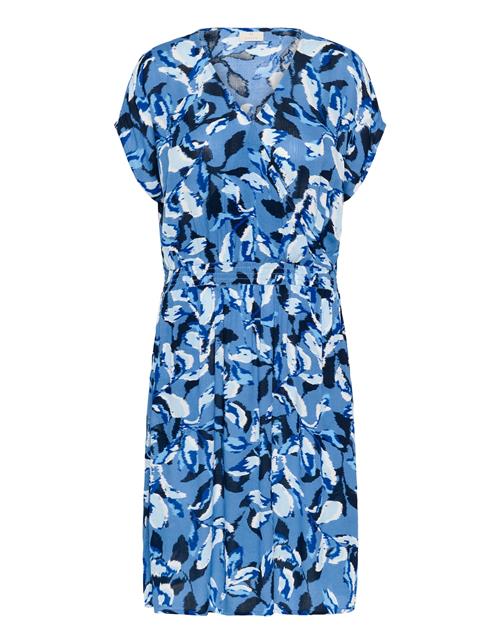 Kaffe Kjole 'KAJenn'  blå / pastelblå / hvid