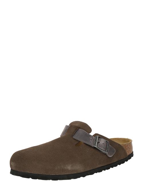 BIRKENSTOCK Pantoletter 'Boston'  mørkegrå