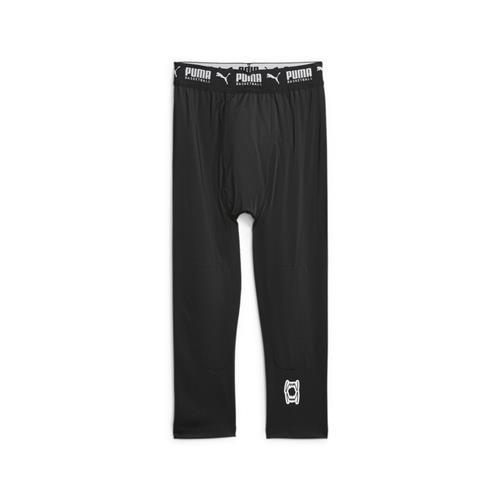 PUMA Sportsunderbukser 'Hoops Team'  sort / hvid