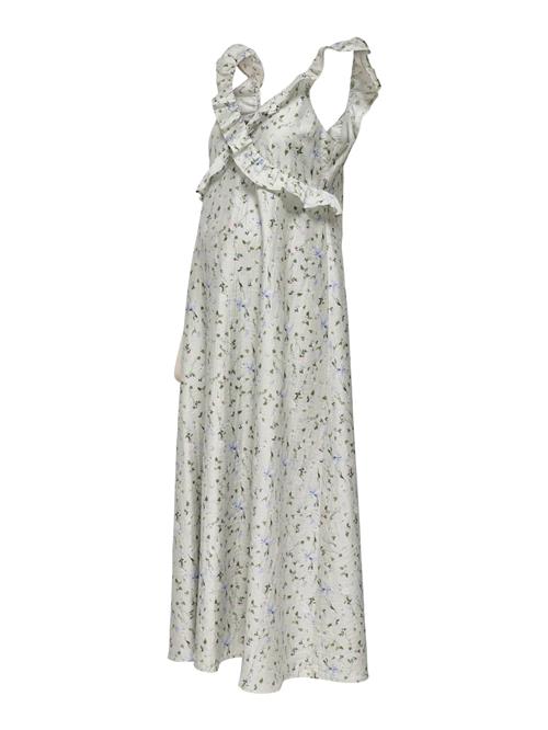 Only Maternity Kjole 'OLMShyla'  beige / lyseblå / mørkegrøn / lilla