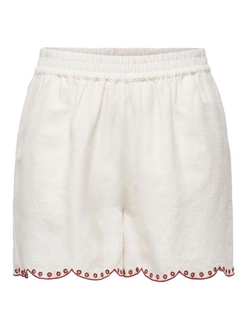 JDY Bukser 'JDYPalma'  mørkerød / hvid