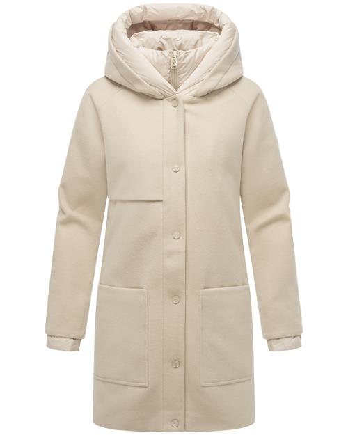 NAVAHOO Vinterfrakke 'Flauschwunder 14'  creme