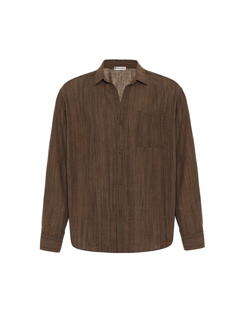 Dandalo Skjorte  brun / mørkebrun
