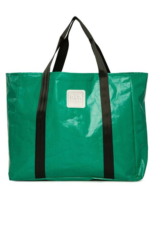 Bagmori Strandtaske  grøn / sort