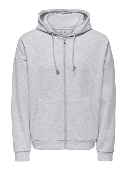 Only & Sons Sweatjakke 'Chase'  grå-meleret