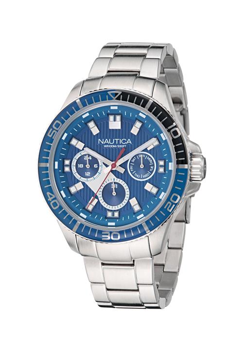 NAUTICA Analogt ur 'Windrose'  sølv