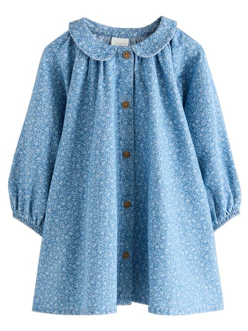 Next Kjole  blue denim / hvid