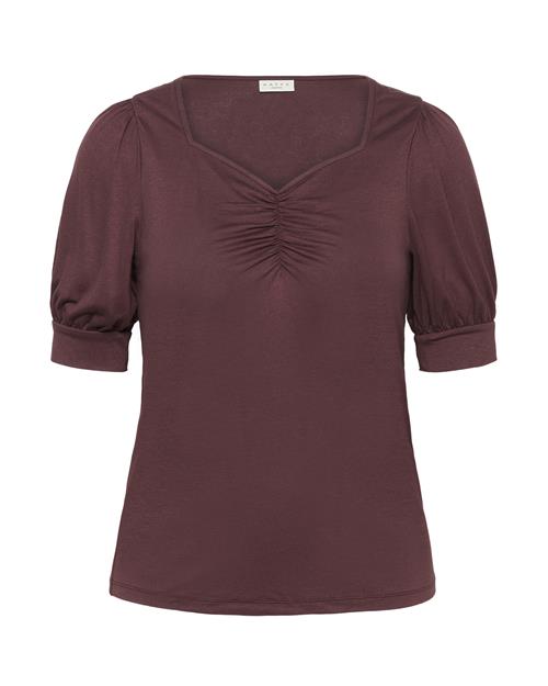 KAFFE CURVE Shirts 'KCSissy'  vinrød