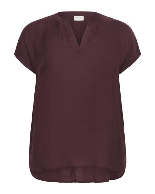 KAFFE CURVE Bluse 'KCAlia'  aubergine