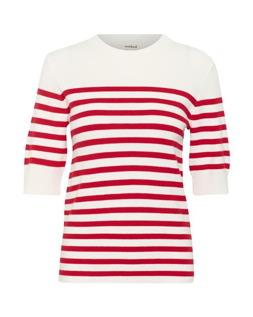 SOAKED IN LUXURY Pullover 'SLSpina'  rød / hvid