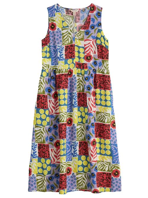 Seasalt Cornwall Kjole 'Lowland Heather' '  blå / lysegul / lilla / rød