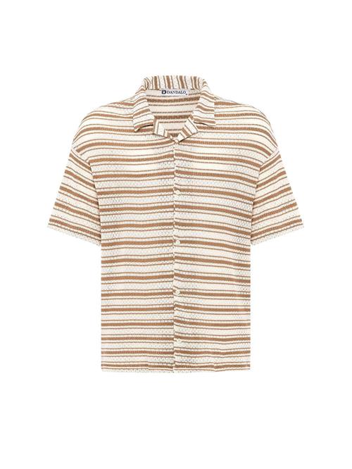 Dandalo Skjorte  camel / hvid