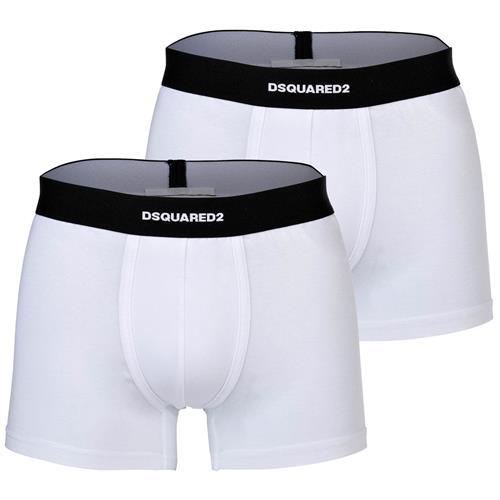 DSQUARED2 Boksershorts  sort / hvid