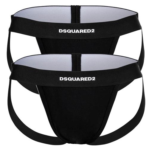 DSQUARED2 Slip  sort / hvid