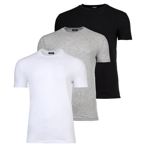 DSQUARED2 Bluser & t-shirts  grå / sort / hvid