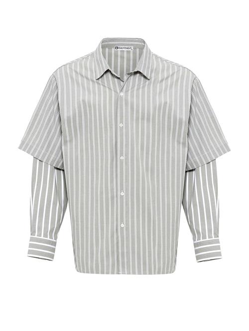 Dandalo Skjorte  khaki / hvid