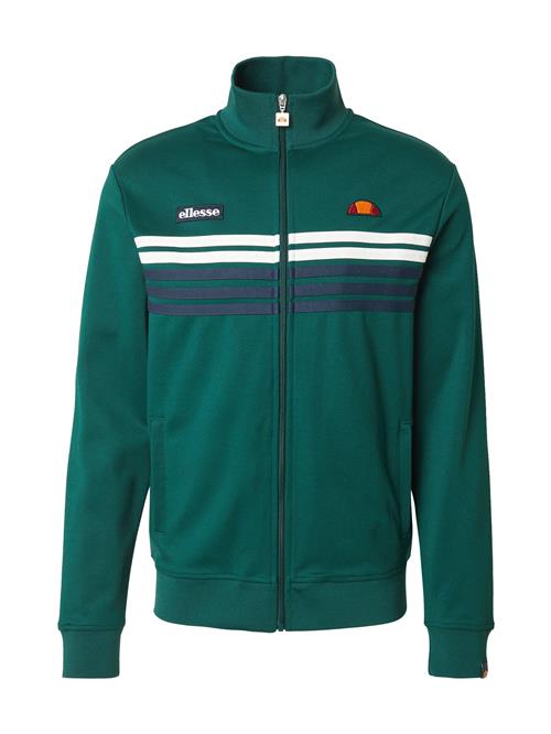 ELLESSE Sweatjakke 'Vicenza'  mørkeblå / mørkegrøn / orange / hvid