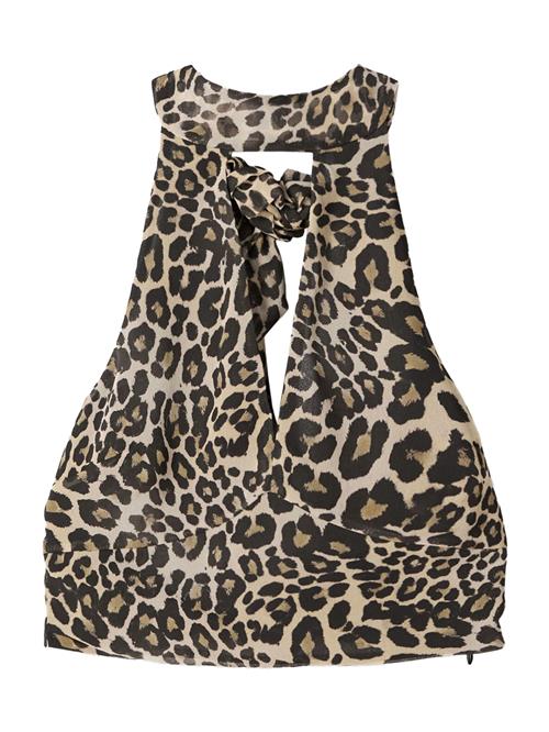 Bershka Overdel  beige / brokade / sort