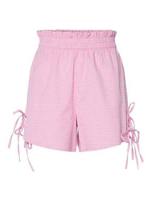 PIECES Bukser 'PCAlma'  pink / hvid