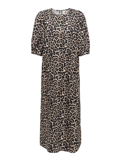 ONLY Kjole  beige / sort