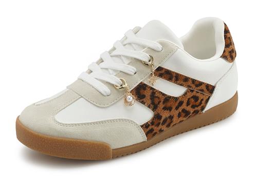LASCANA Sneaker low  beige / brun / sort / hvid