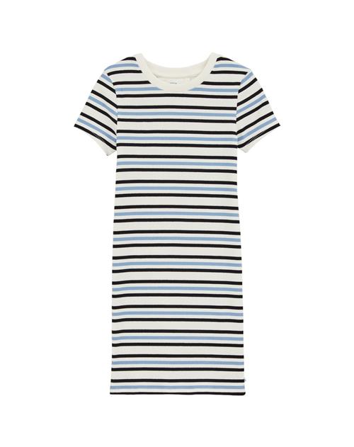 WE Fashion Kjole  blandingsfarvet / hvid