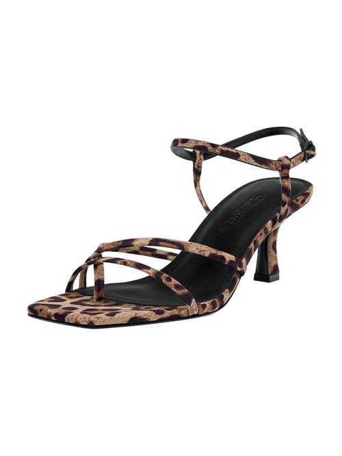 Pull&Bear Sandaler med rem  cognac / cappuccino / sort