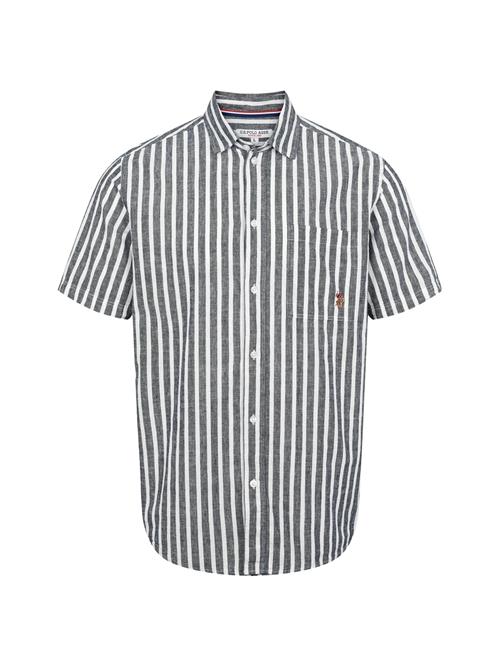 U.S. POLO ASSN. Skjorte 'UMMarli'  safir / brun / rød / hvid