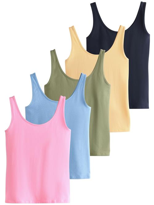 Next Overdel  navy / lyseblå / gul / oliven / lyserød