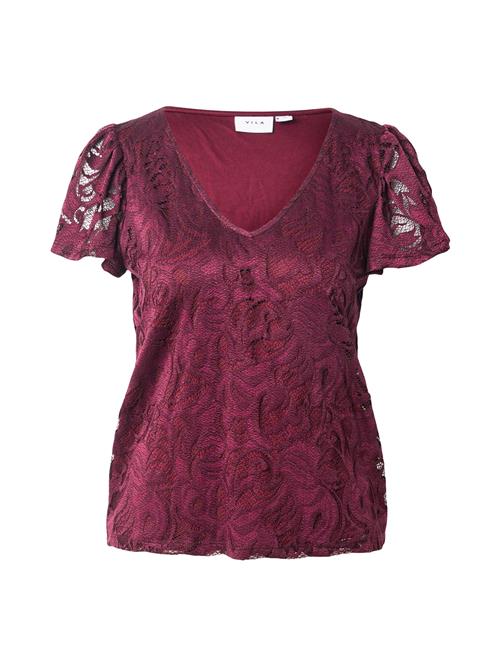 VILA Bluse 'VIStasia'  aubergine