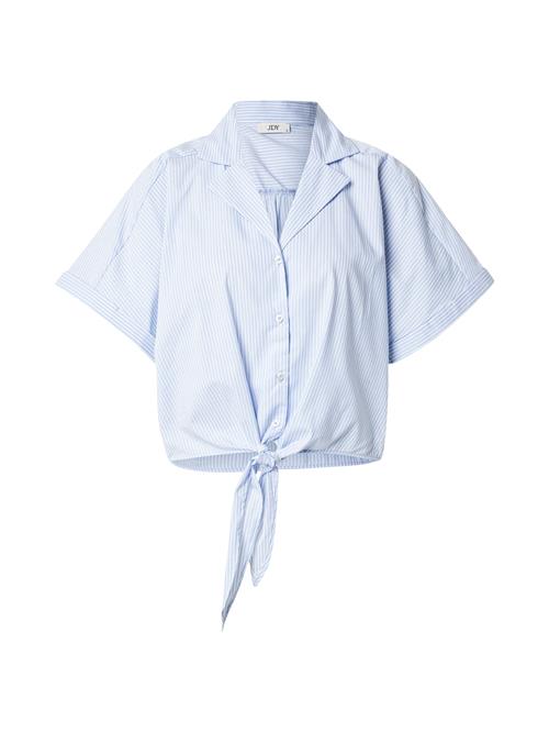 JDY Bluse 'JDYMIO'  lyseblå / hvid