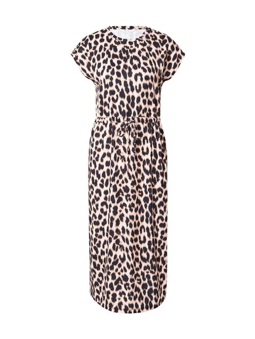 ABOUT YOU Kjole 'Carina'  ecru / cappuccino / mørkebrun