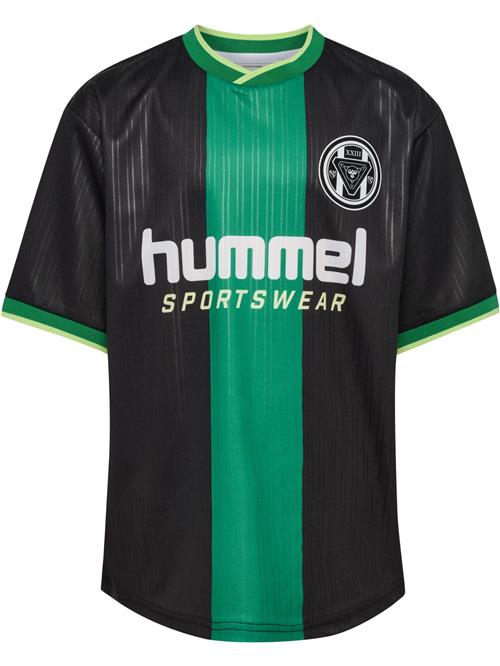 Hummel Funktionsskjorte 'Loose Ball'  grøn / sort / hvid