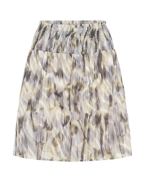 Kaffe Nederdel 'Avicki'  beige / mørkebeige / grå