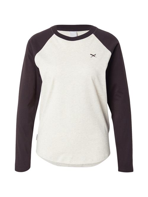 Iriedaily Shirts 'Flaggy'  mørkebrun / hvid-meleret