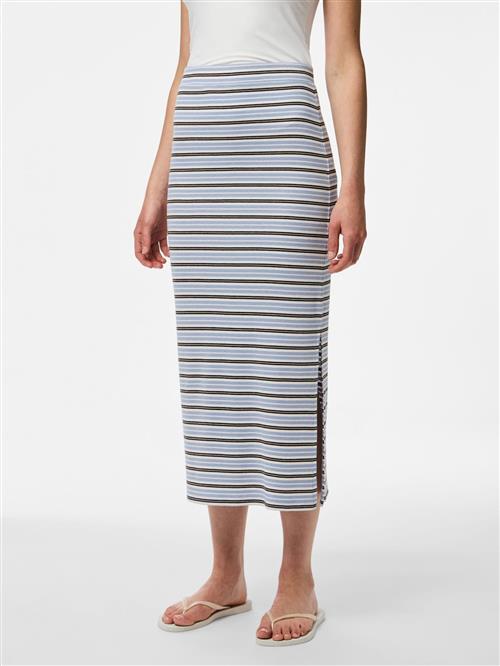 PIECES Nederdel 'PCJayjay'  opal / sort / hvid