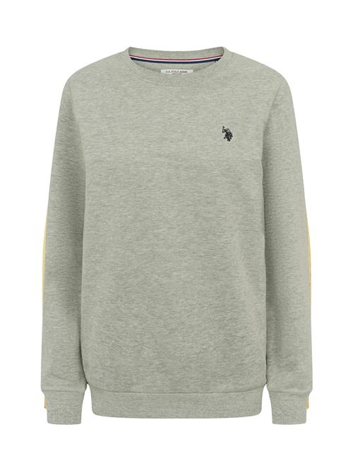 U.S. POLO ASSN. Sweatshirt 'UWHelen'  grå-meleret / sort