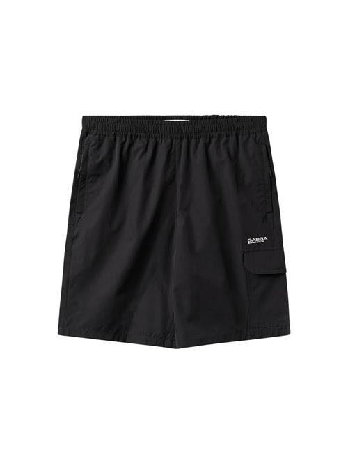 GABBA Cargobukser 'Zack Graph'  sort / hvid